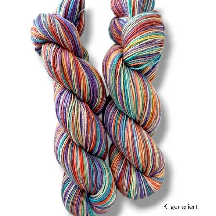 Ringel-Sockenwolle - Brausepulver